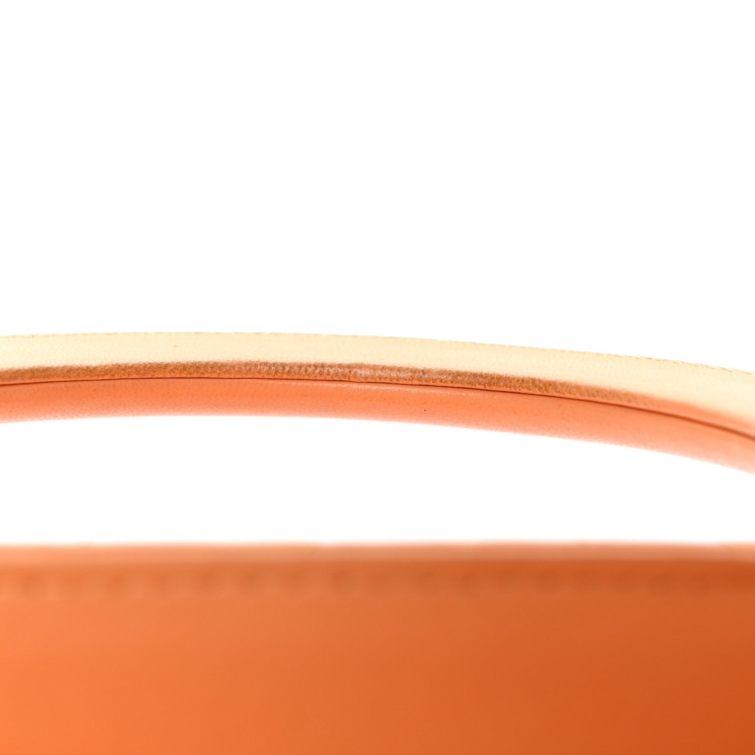 Christian Dior Lambskin Cannage Medium Lady Dior Orange 13 of 16