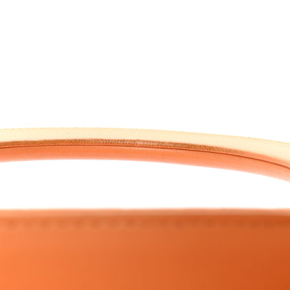 Christian Dior Lambskin Cannage Medium Lady Dior Orange 13 of 16