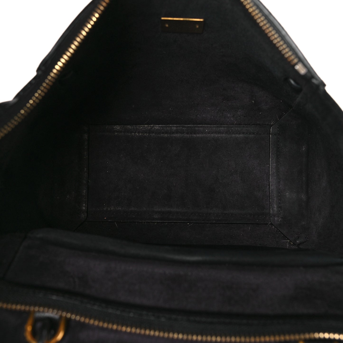 Grained Calfskin Micro Belt Bag Black