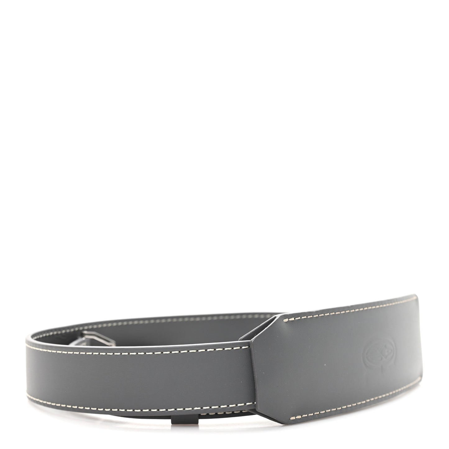 Calfskin Shoulder Strap Grey
