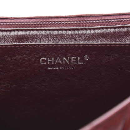 Chanel Lambskin Quilted Jumbo Single Flap Dark Red 6 of 13