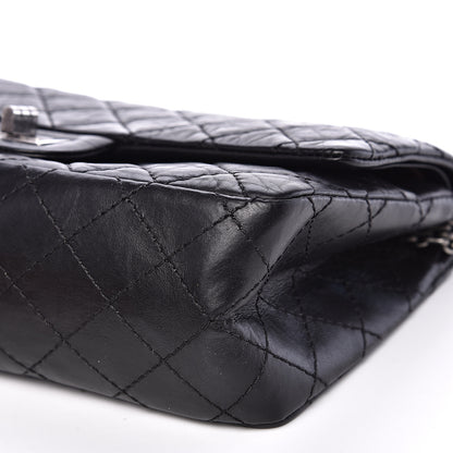 Chanel Aged Calfskin Quilted 2.55 Reissue 225 Flap Black 8 of 11