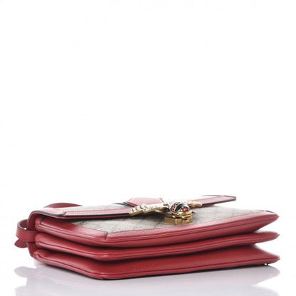 Gucci GG Supreme Monogram Medium Queen Margaret Shoulder Bag Red 4 of 7