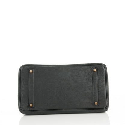 Hermes Taurillon Clemence Birkin 35 Black 6 of 24