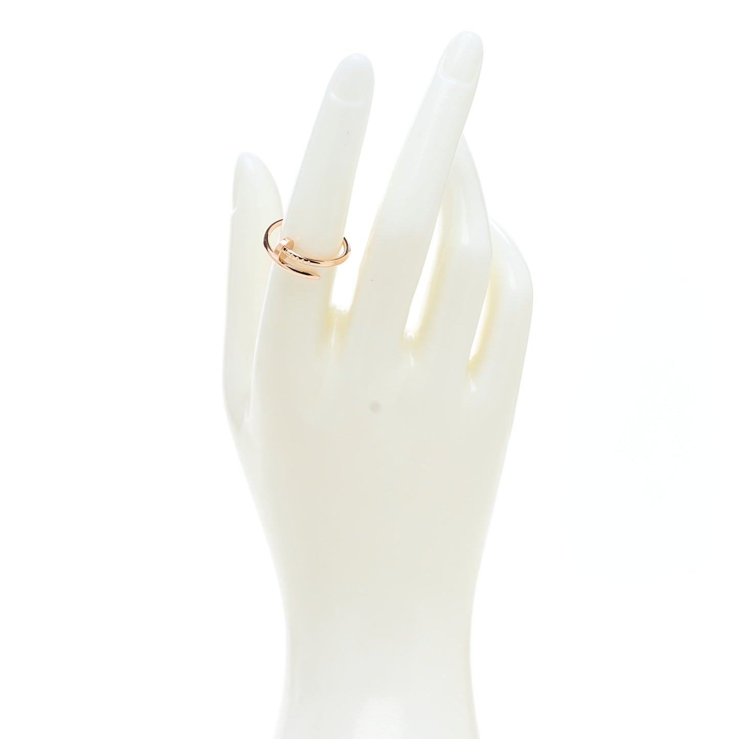 18K Pink Gold Small Juste Un Clou Ring 53 6.5
