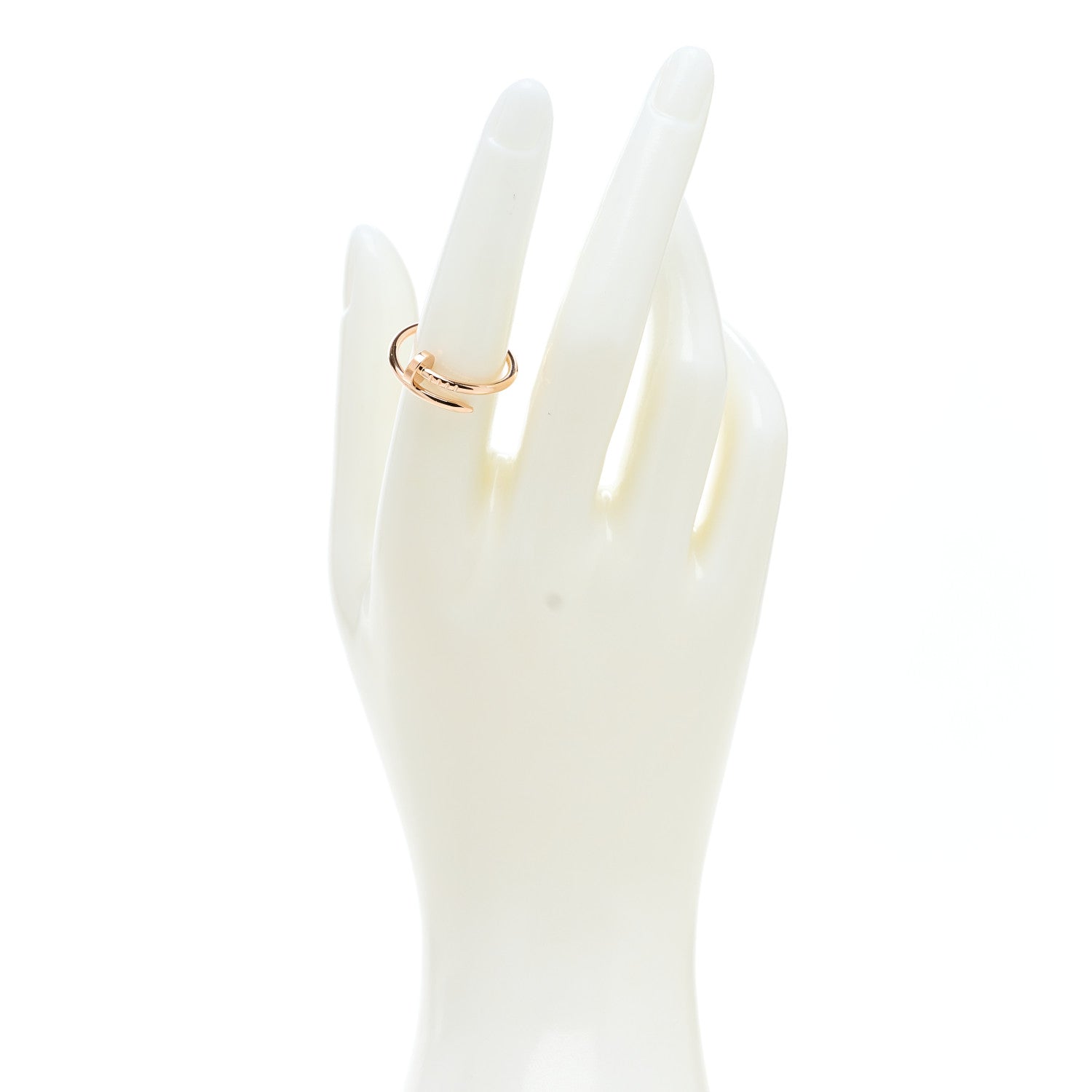 Cartier 18K Pink Gold Small Juste Un Clou Ring 53 6.5 2 of 5