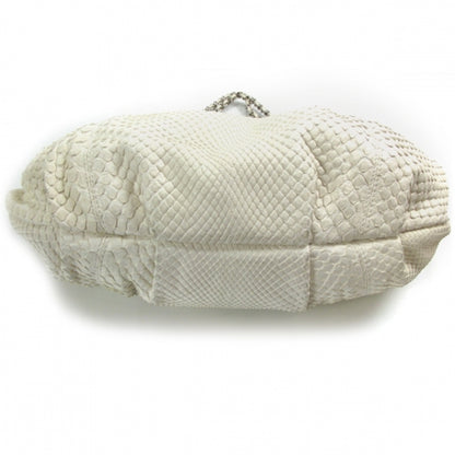 Chanel Python Croissant Bag Ivory 4 of 11