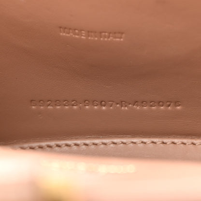 Balenciaga Shiny Calfskin Crocodile Embossed Hourglass Top Handle Bag XS Nude Beige 8 of 16