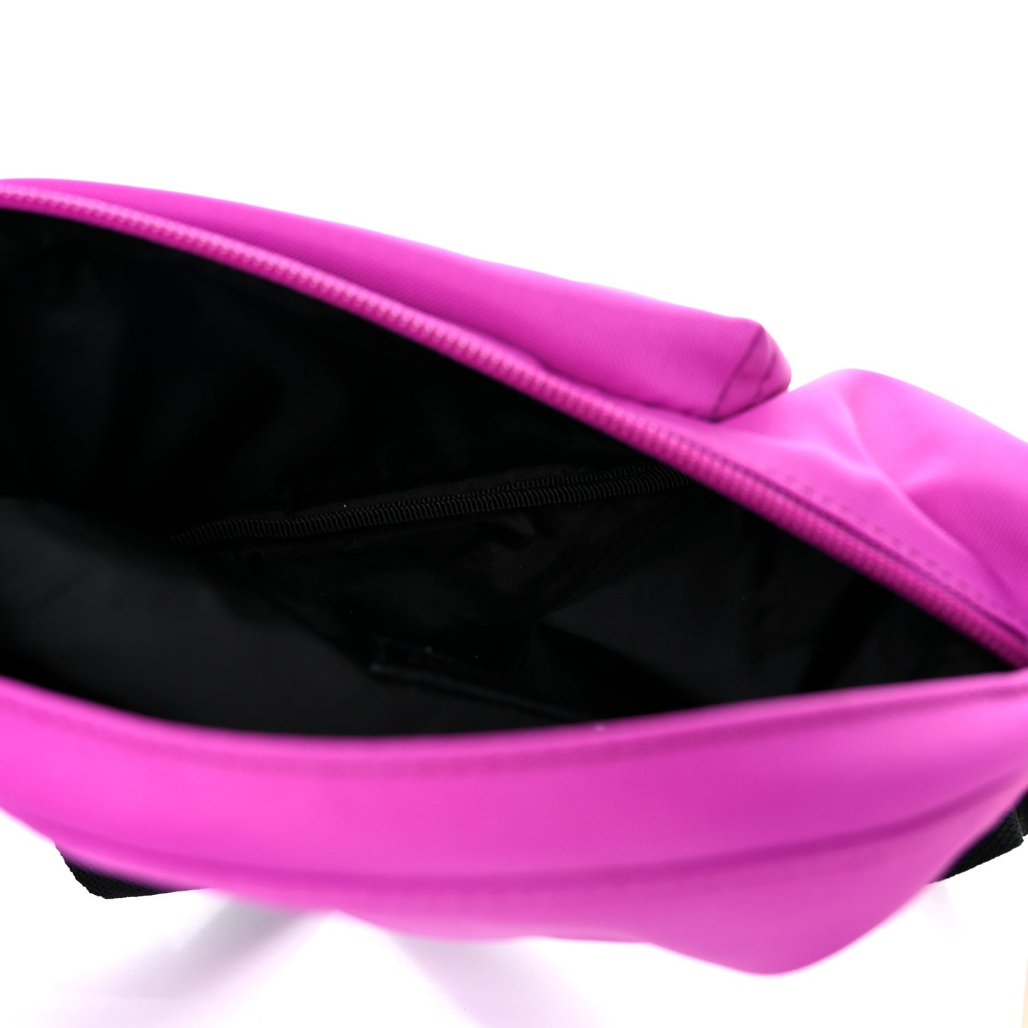 Sport Nylon Logo Embroidered Small Wheel Beltpack Fuchsia Black
