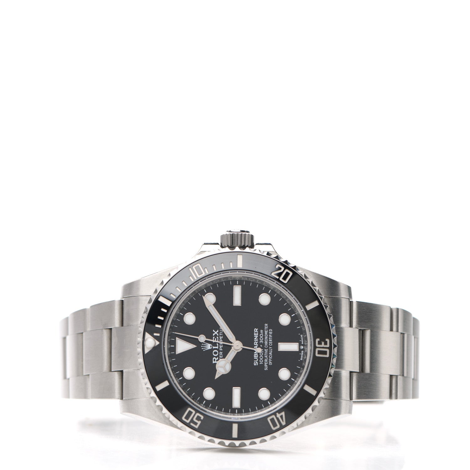 Rolex Stainless Steel 41mm Oyster Perpetual Submariner Watch Black 124060 2 of 5