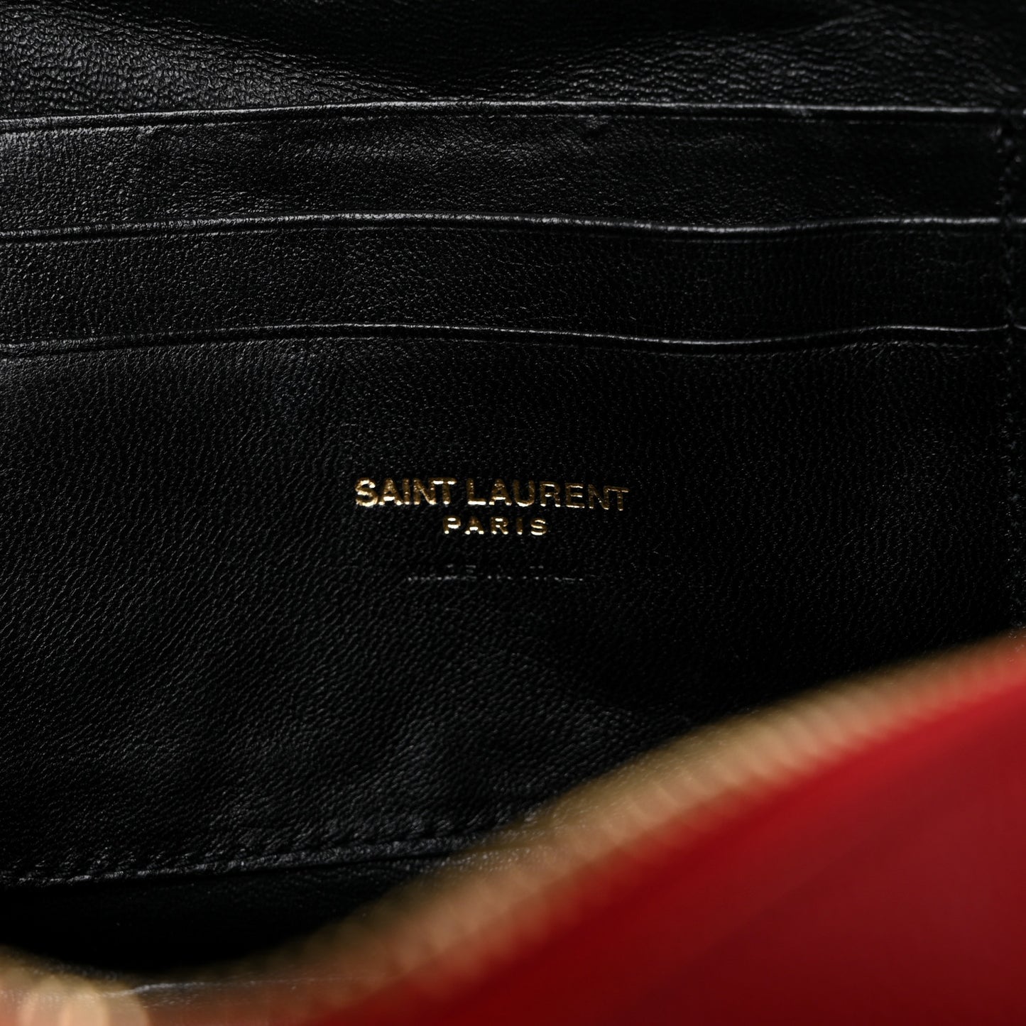 Grain De Poudre Matelasse Monogram Mini Lou Camera Bag Eros Red
