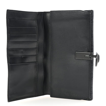 Gucci Monogram Horsebit Continental Wallet  Black 5 of 8