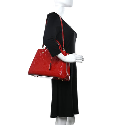 Louis Vuitton Vernis Montaigne MM Cherry 3 of 17