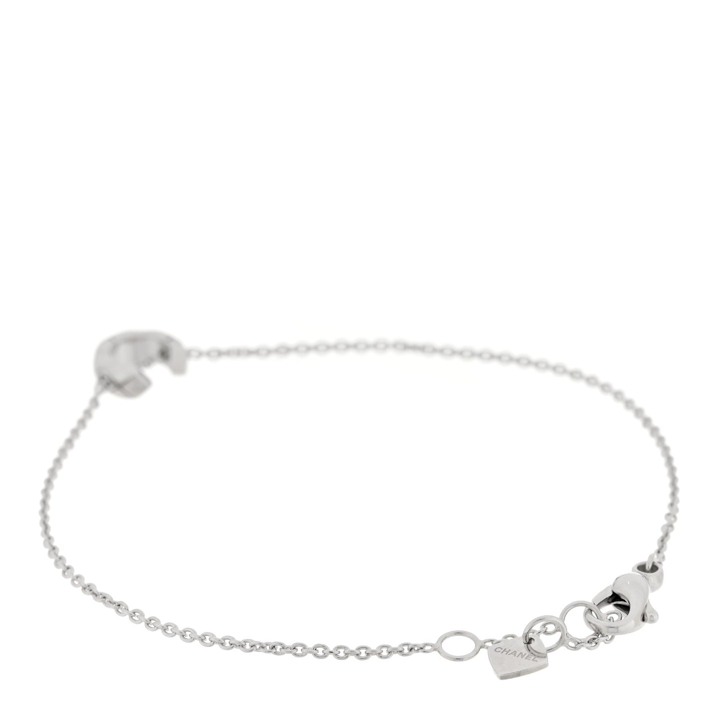 18K White Gold Coco Crush Station Bracelet