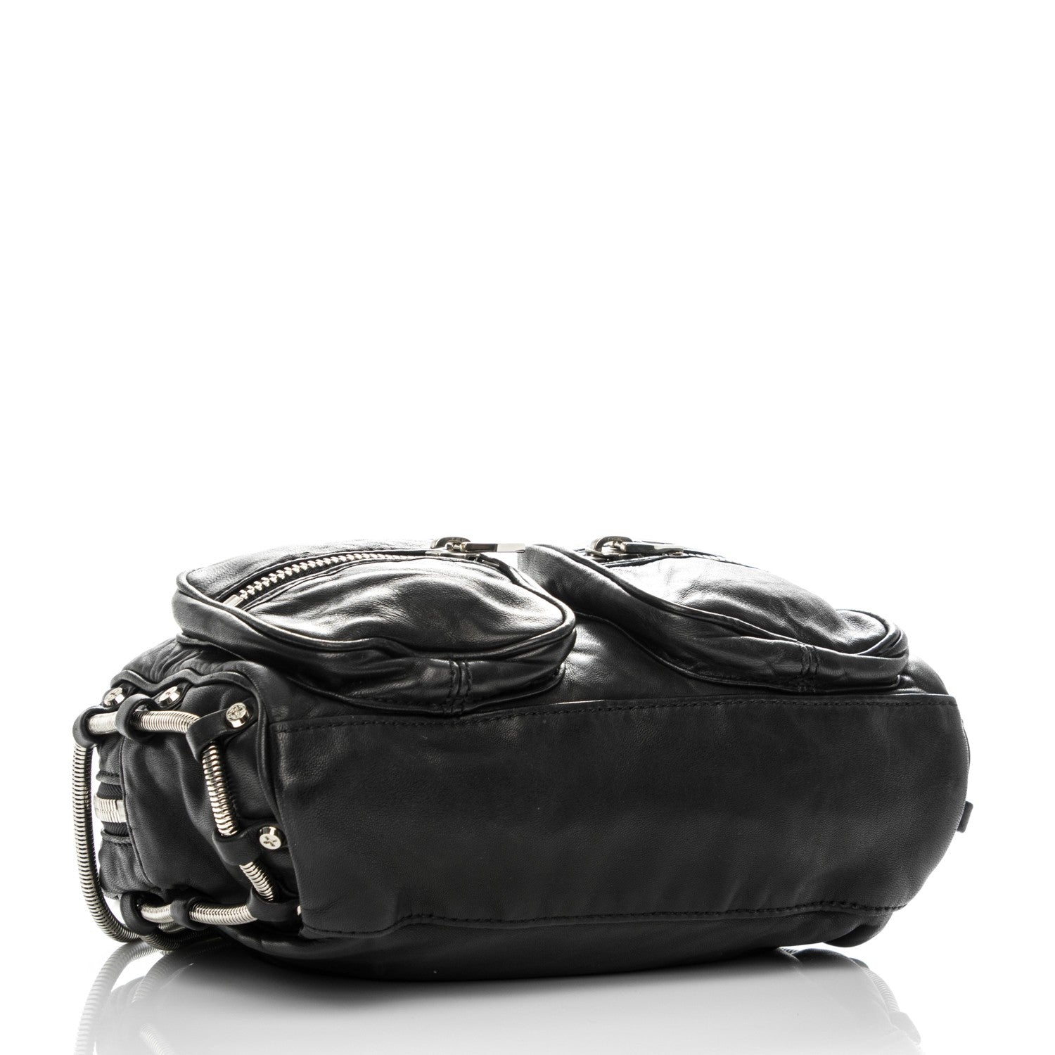 Alexander Wang Washed Lambskin Brenda Chain Black 4 of 8