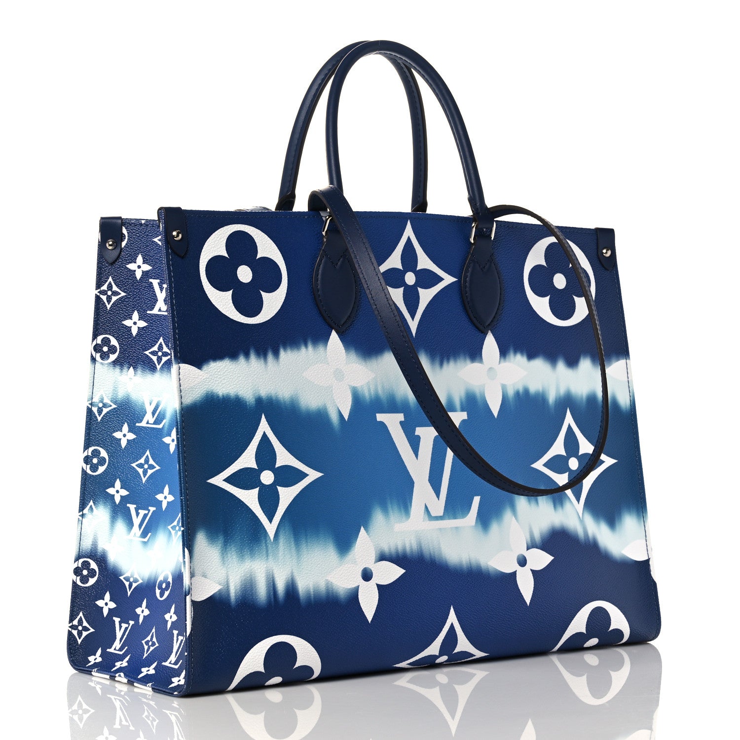 Louis Vuitton Monogram Escale Onthego GM Blue 3 of 9