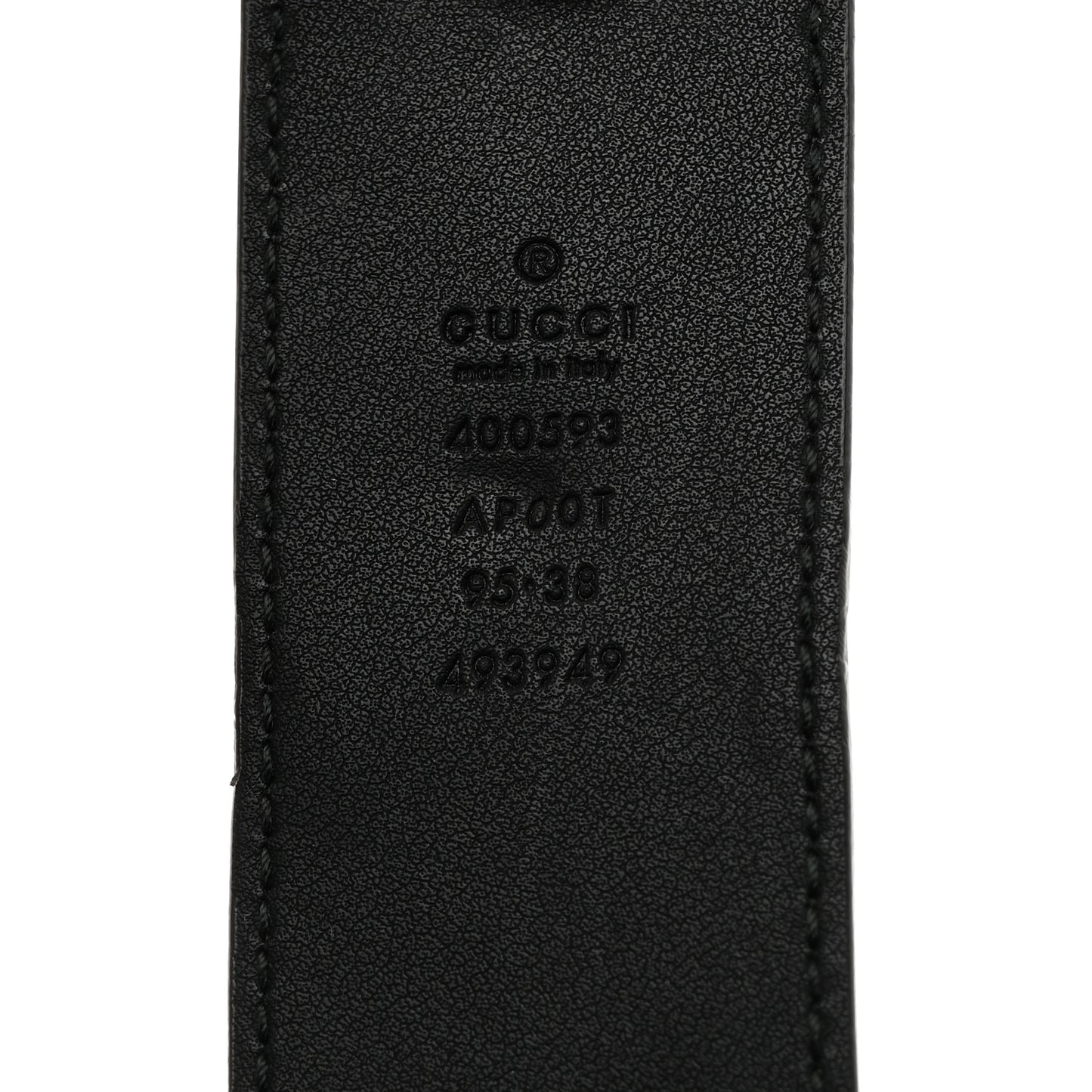 Calfskin Double G 40mm Belt 95 38 Black