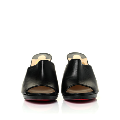 Christian Louboutin Nappa Pigamule 100 Slide Sandals 35.5 Black 2 of 7