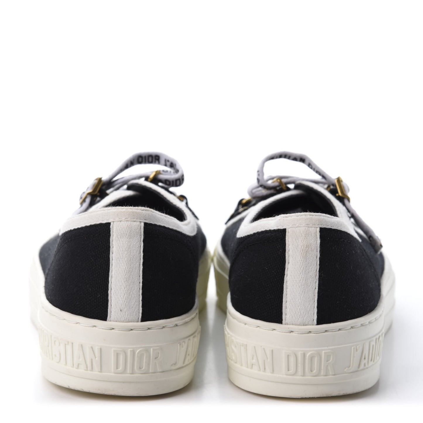 Canvas Walk'N'Dior Low Top Sneakers 36.5 Navy