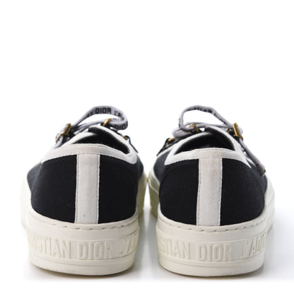 Christian Dior Canvas Walk'N'Dior Low Top Sneakers 36.5 Navy 6 of 8