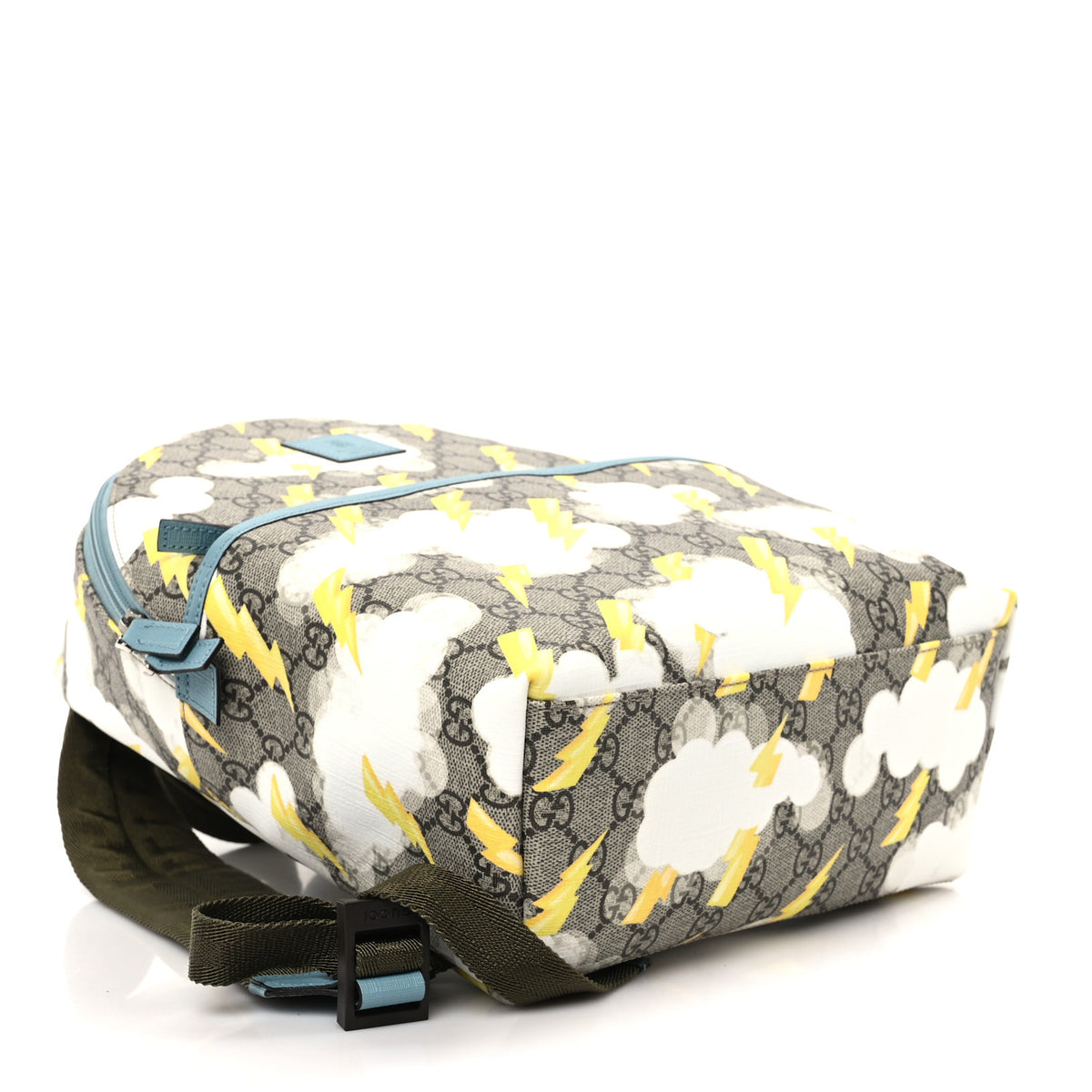 GG Supreme Monogram Lightning Childrens Backpack