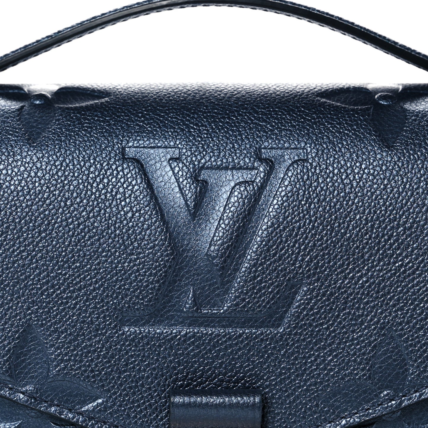 Metallic Empreinte Monogram Giant Pochette Metis Navy Nacre