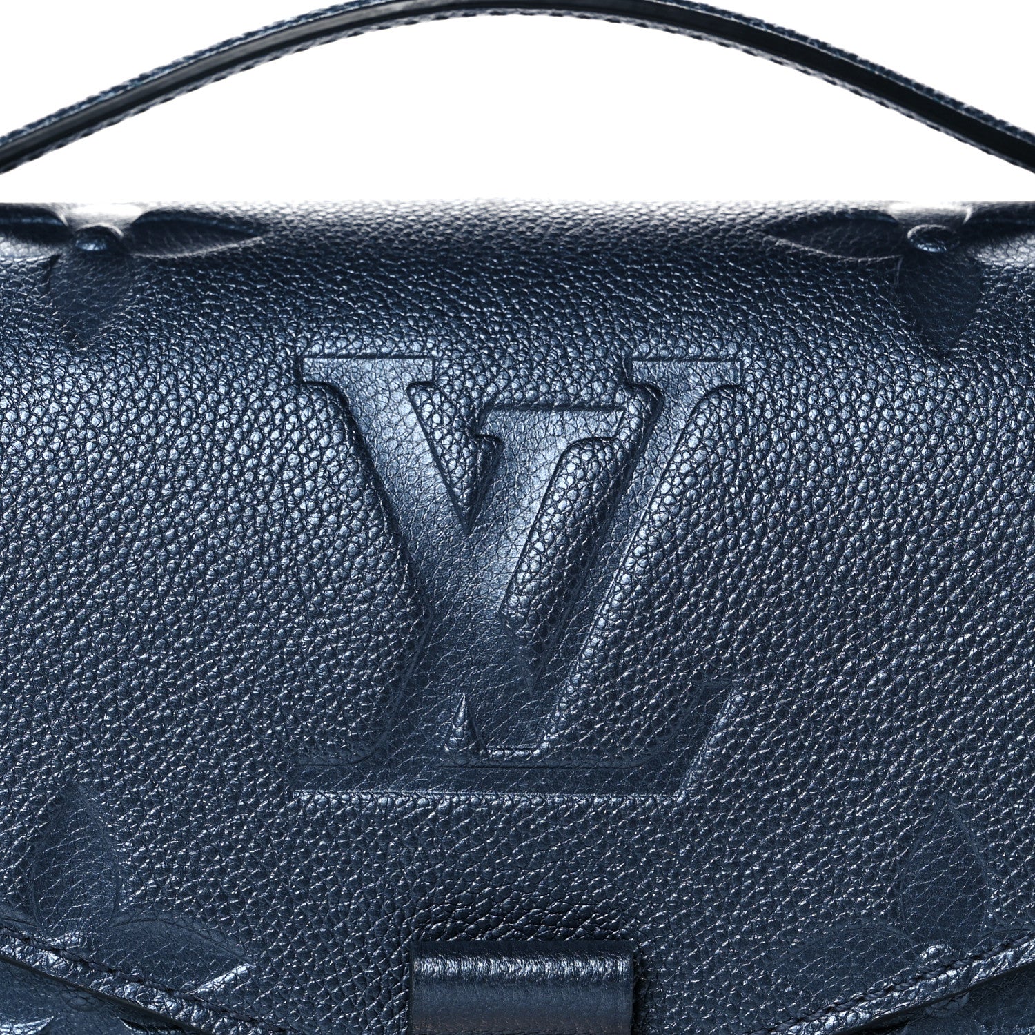 Louis Vuitton Metallic Empreinte Monogram Giant Pochette Metis Navy Nacre 7 of 9