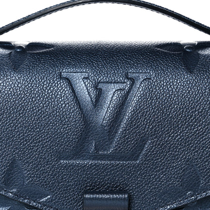 Louis Vuitton Metallic Empreinte Monogram Giant Pochette Metis Navy Nacre 7 of 9
