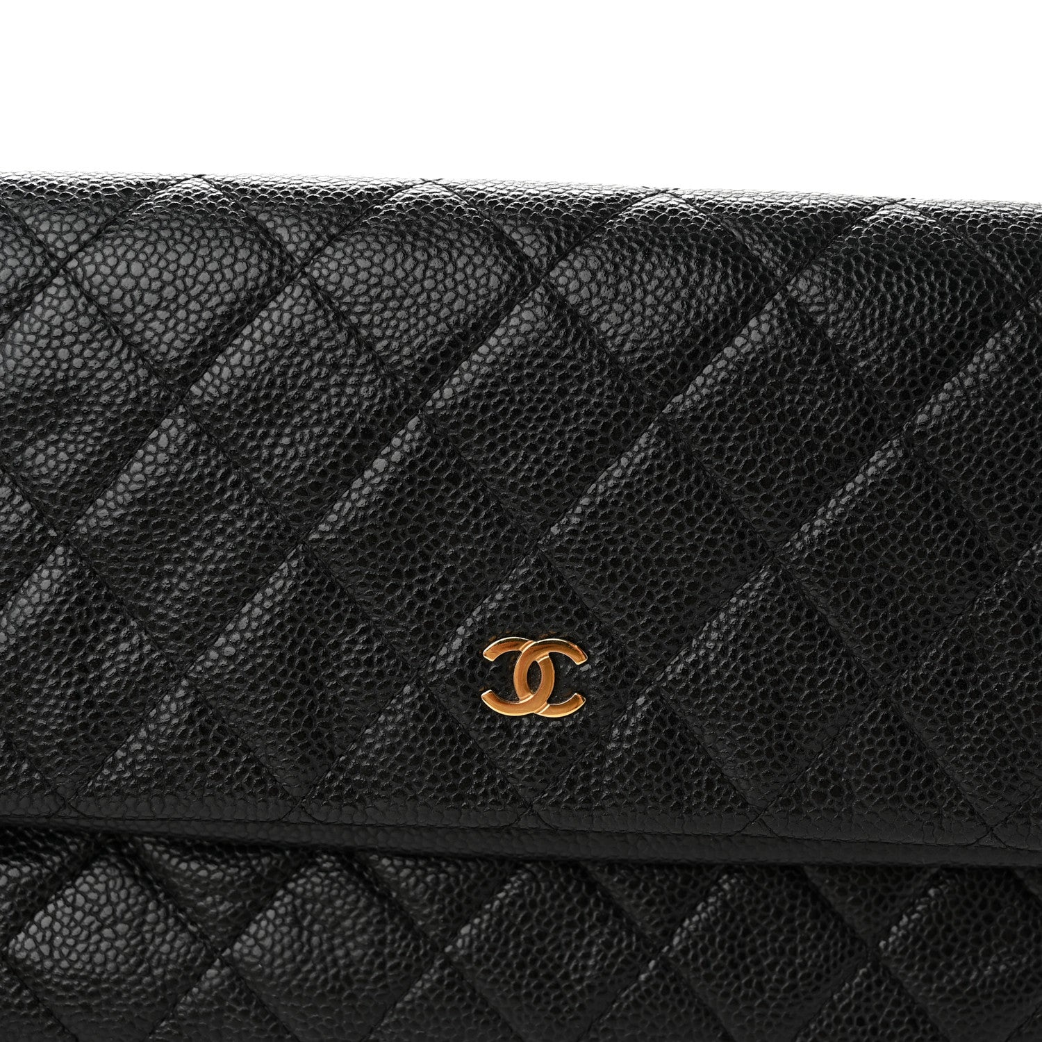 Chanel Caviar Quilted CC Beauty Clutch Black 9 of 14