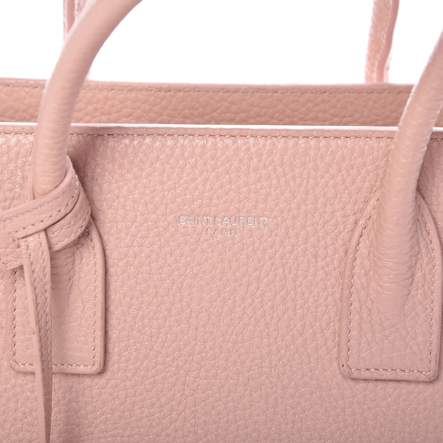 Grained Calfskin Baby Sac De Jour Antique Rose