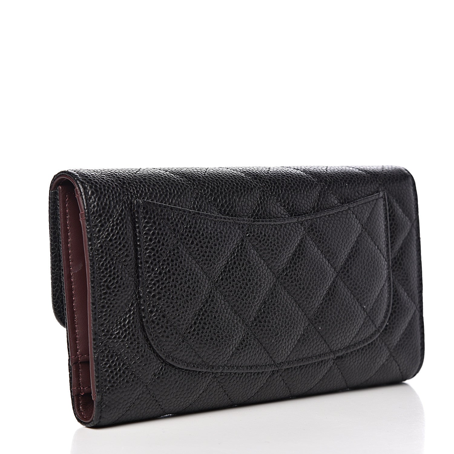 Chanel Caviar Quilted Large Flap Wallet Black 3 of 10