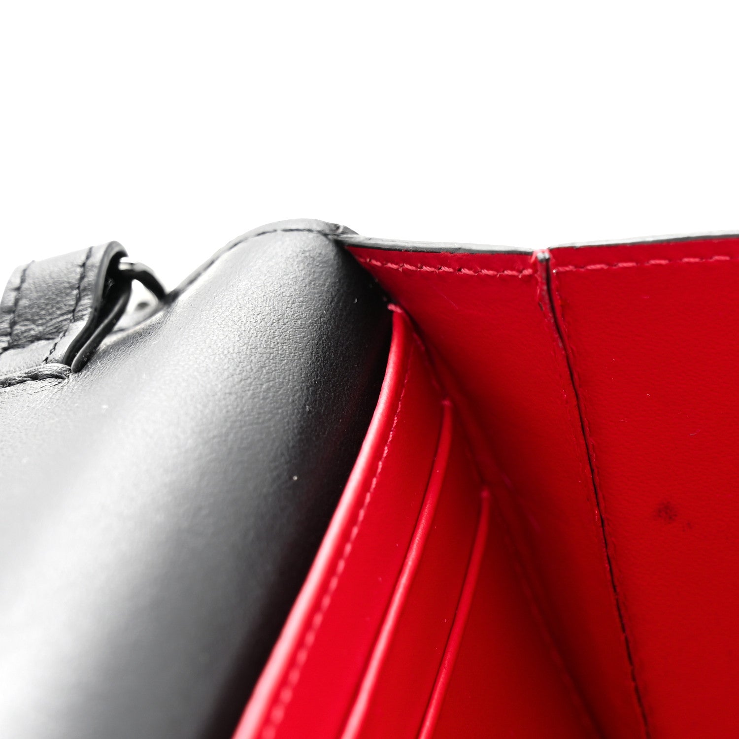 Christian Louboutin Calfskin Spikes Loubinthesky Paloma Wallet on Chain Rocket 10 of 11