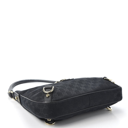 Gucci Monogram Medium Abbey D Ring Hobo Black 3 of 10