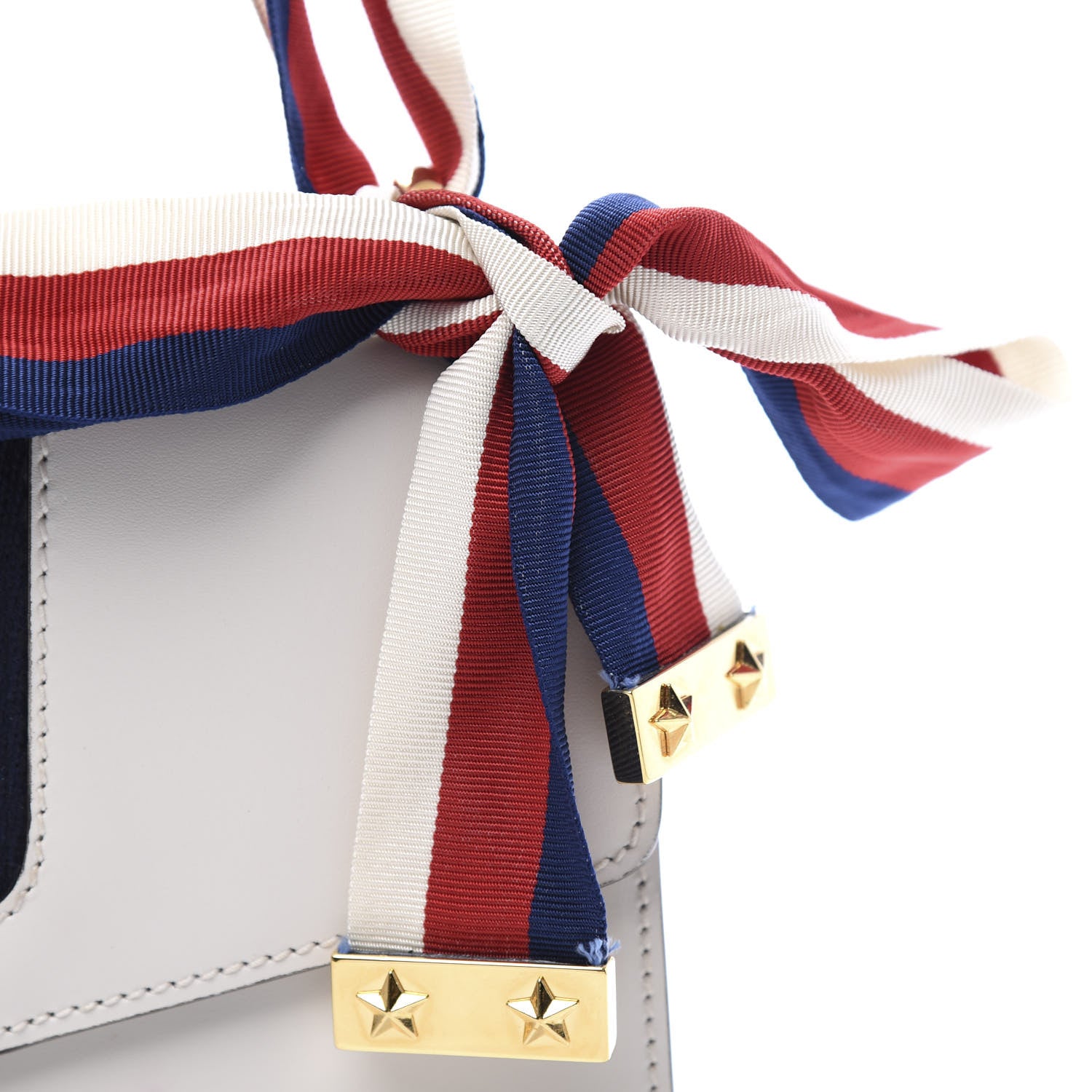 Gucci Calfskin Small Sylvie Shoulder Bag White 13 of 15