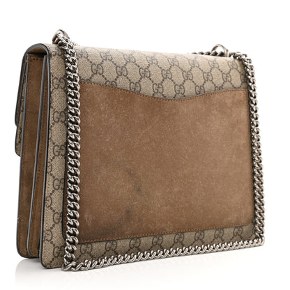 Gucci GG Supreme Monogram Medium Dionysus Shoulder Bag Taupe 5 of 19