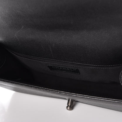 Chanel Caviar Quilted Medium Boy Flap Black 5 of 12