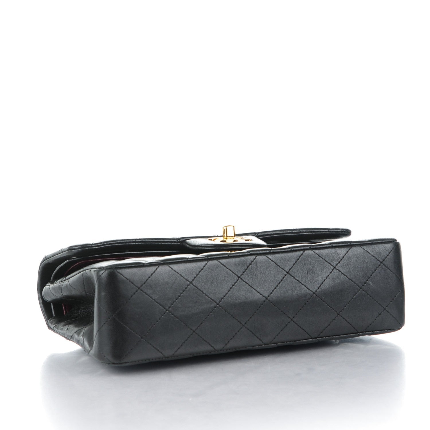 Chanel Lambskin Quilted Small Double Flap Black 4 of 8