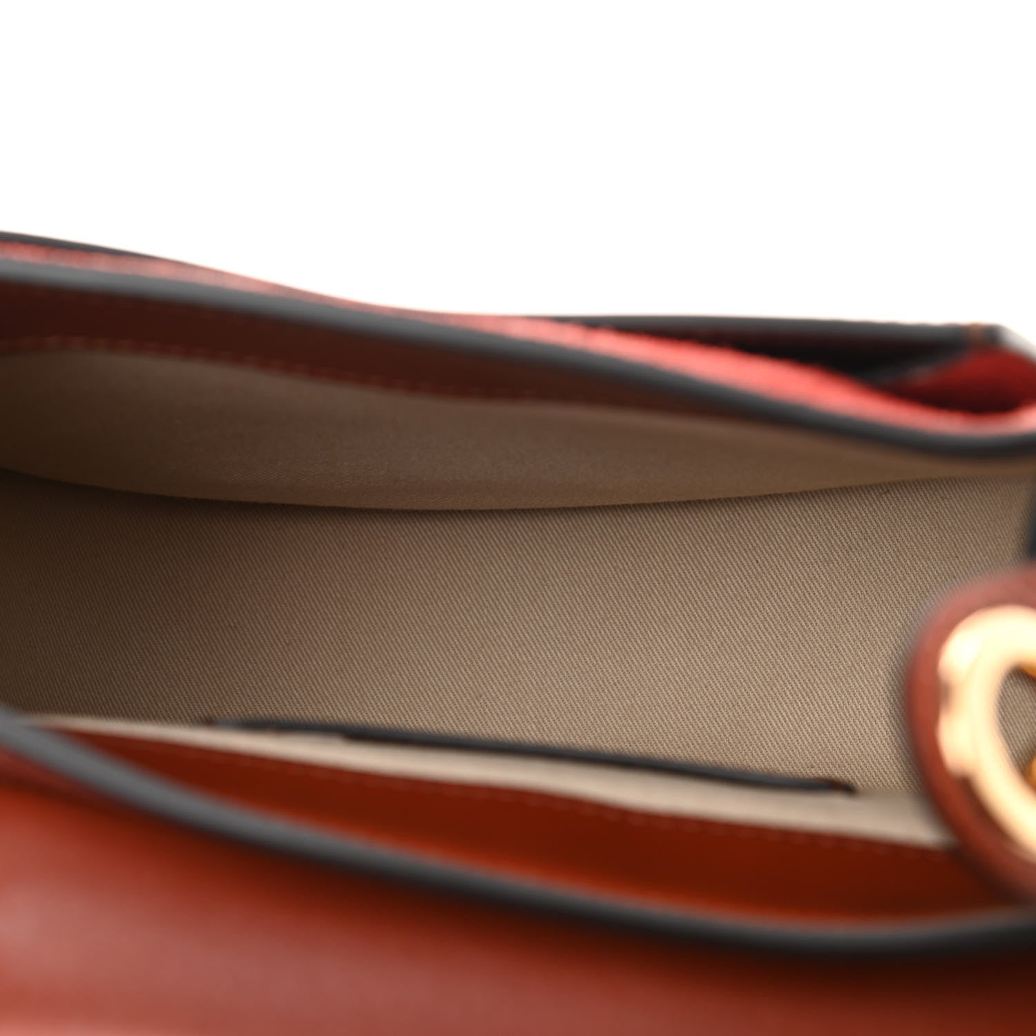 Chloe Calfskin Small Tess Bag Sepia Brown 5 of 9