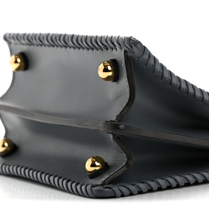 Fendi Vitello King Shiny Nappa Intreccio Petite Peekaboo I SEE U Satchel  Tempesta 10 of 10