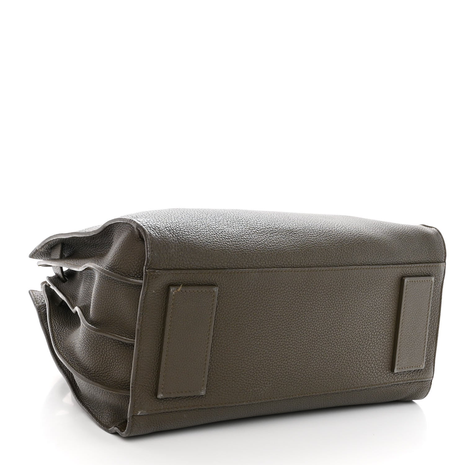 Saint Laurent Grained Calfskin Small Supple Sac De Jour Kaki Militaire 4 of 12
