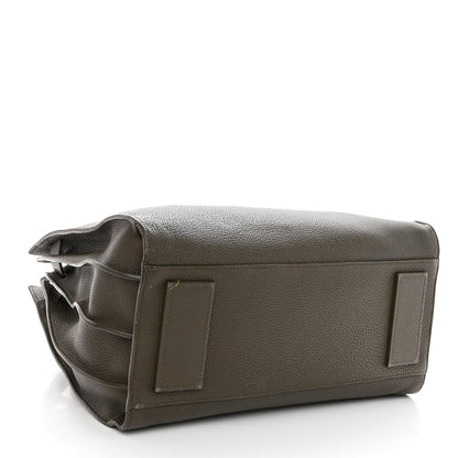 Saint Laurent Grained Calfskin Small Supple Sac De Jour Kaki Militaire 4 of 12