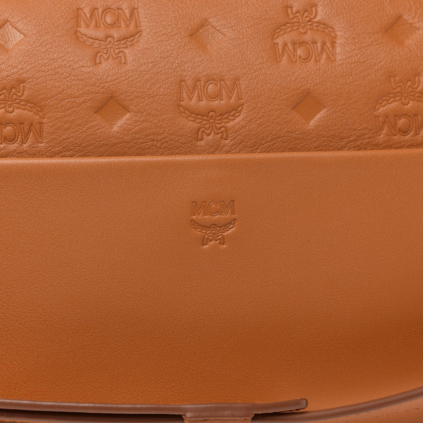 Calfskin Ottomar Monogram Large Klara Hobo Cognac