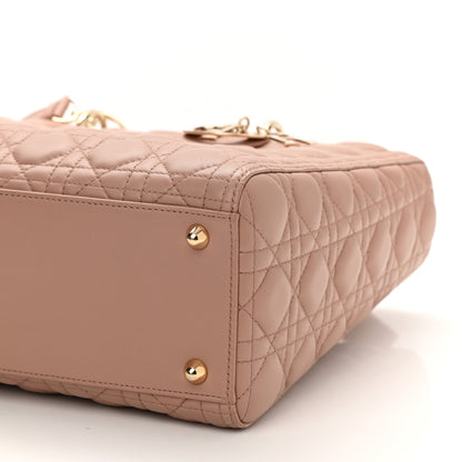 Christian Dior Lambskin Cannage Large Lady Dior Fard 7 of 7