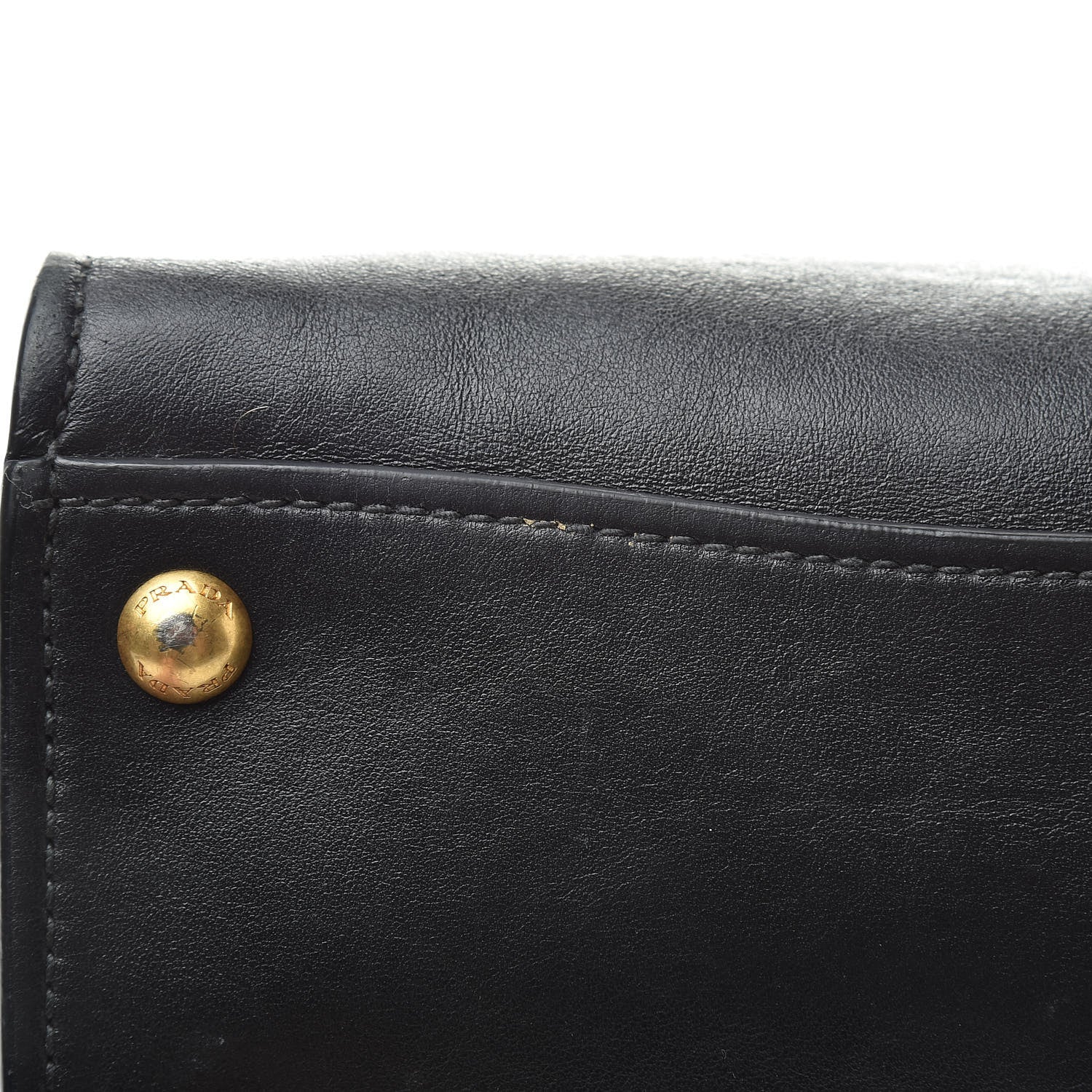 Prada City Calf Front Pocket Tote Black 14 of 18