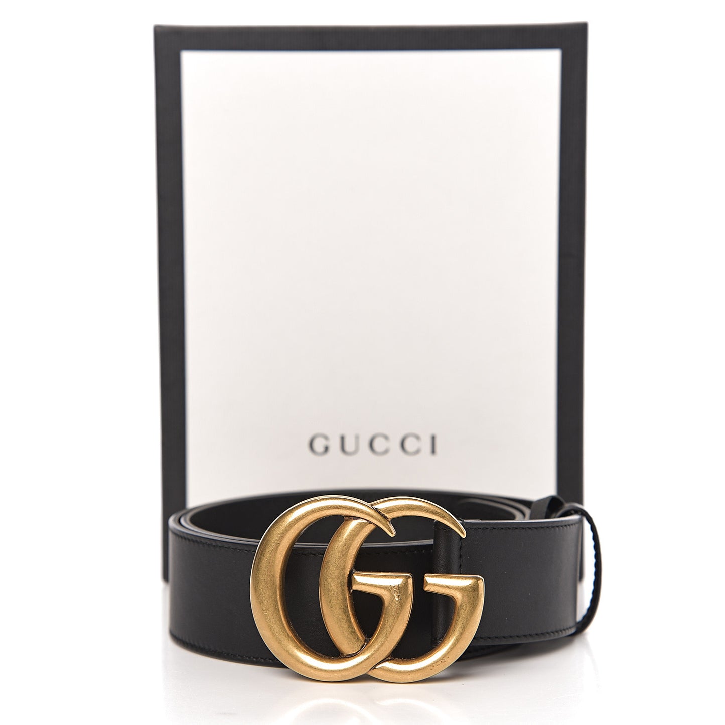 Calfskin Double G 40mm Belt 80 32 Black