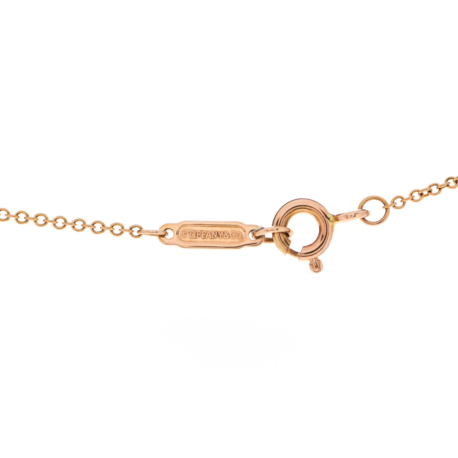 Tiffany 18K Rose Gold Diamond Enchant Flower Pendant Necklace 4 of 5