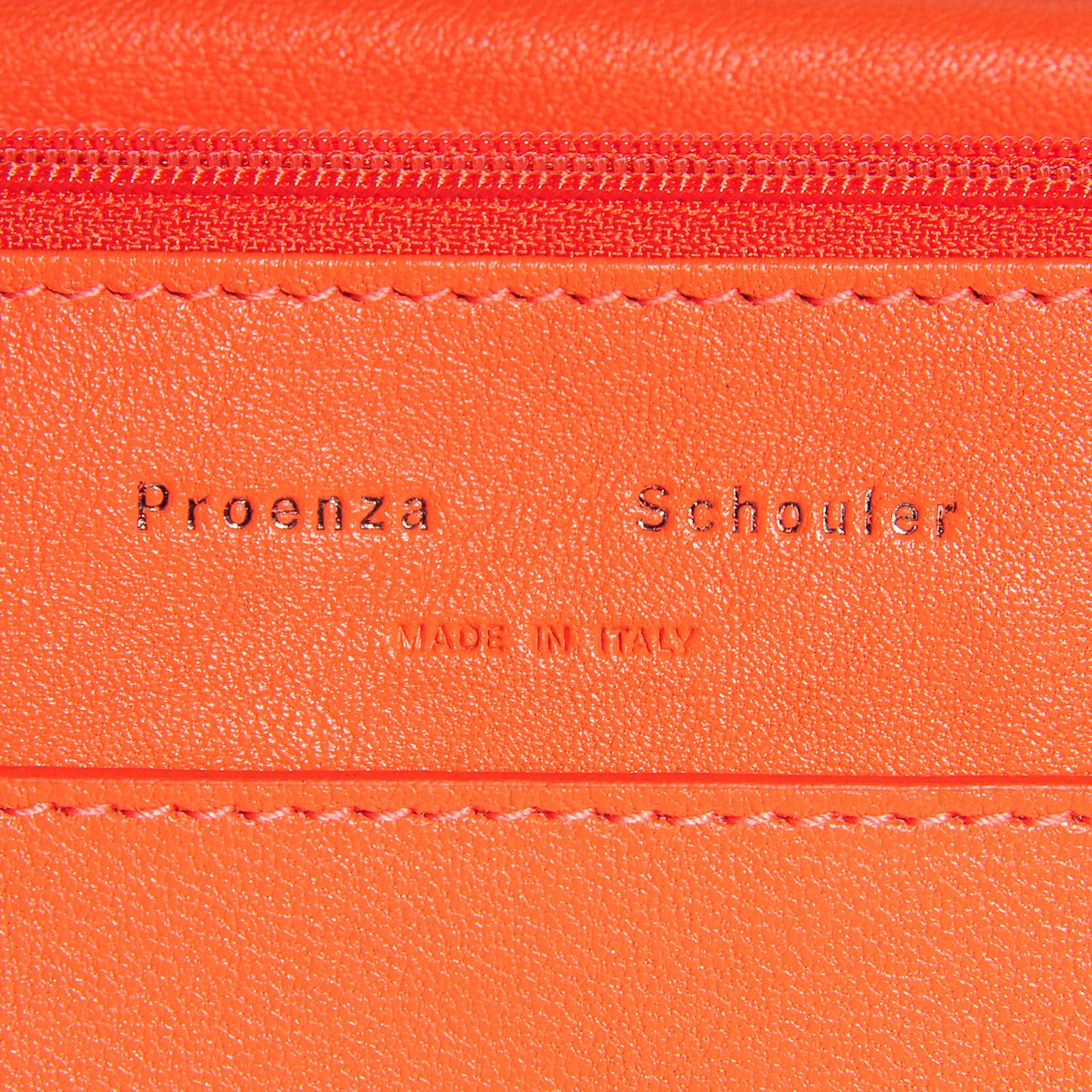 Lambskin PS1 Large Chain Wallet Grapefruit