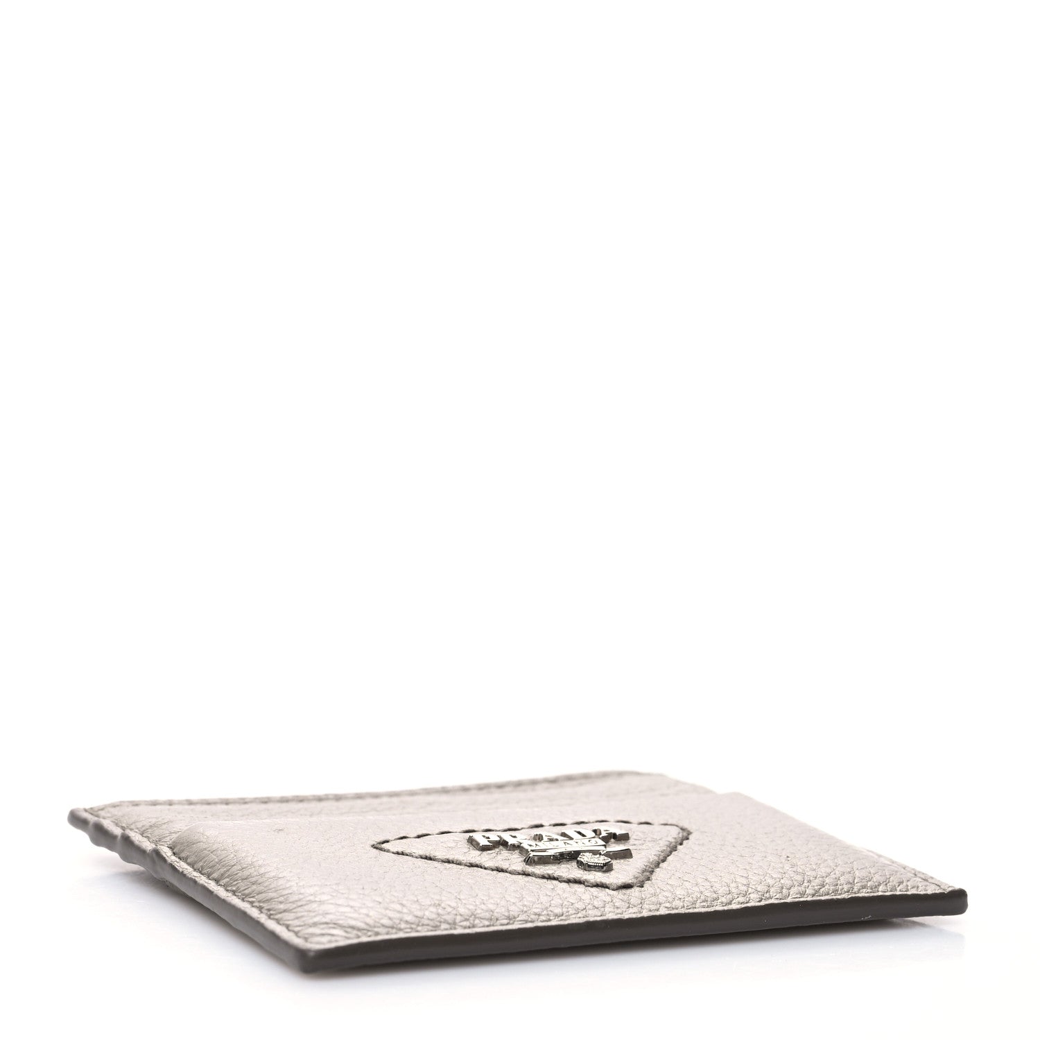 Prada Vitello Daino Card Holder Argilla 4 of 12