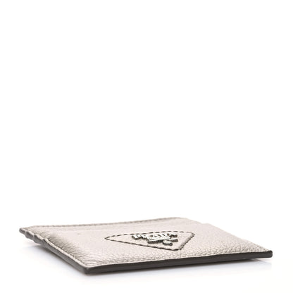 Prada Vitello Daino Card Holder Argilla 4 of 12