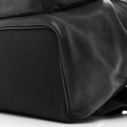 Saint Laurent Sheepskin Snakeskin Mini Love Appliqué City Backpack Black 10 of 10